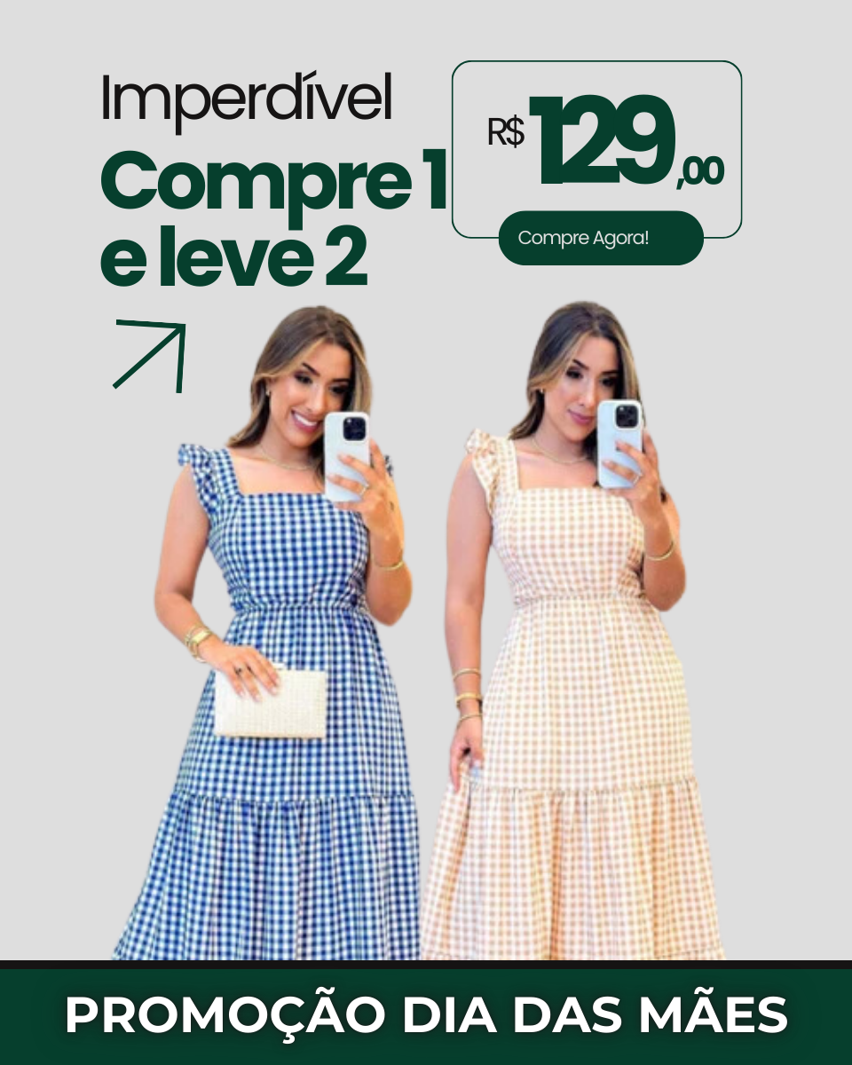 COMPRE 1 LEVE 2 - Vestido Zyra