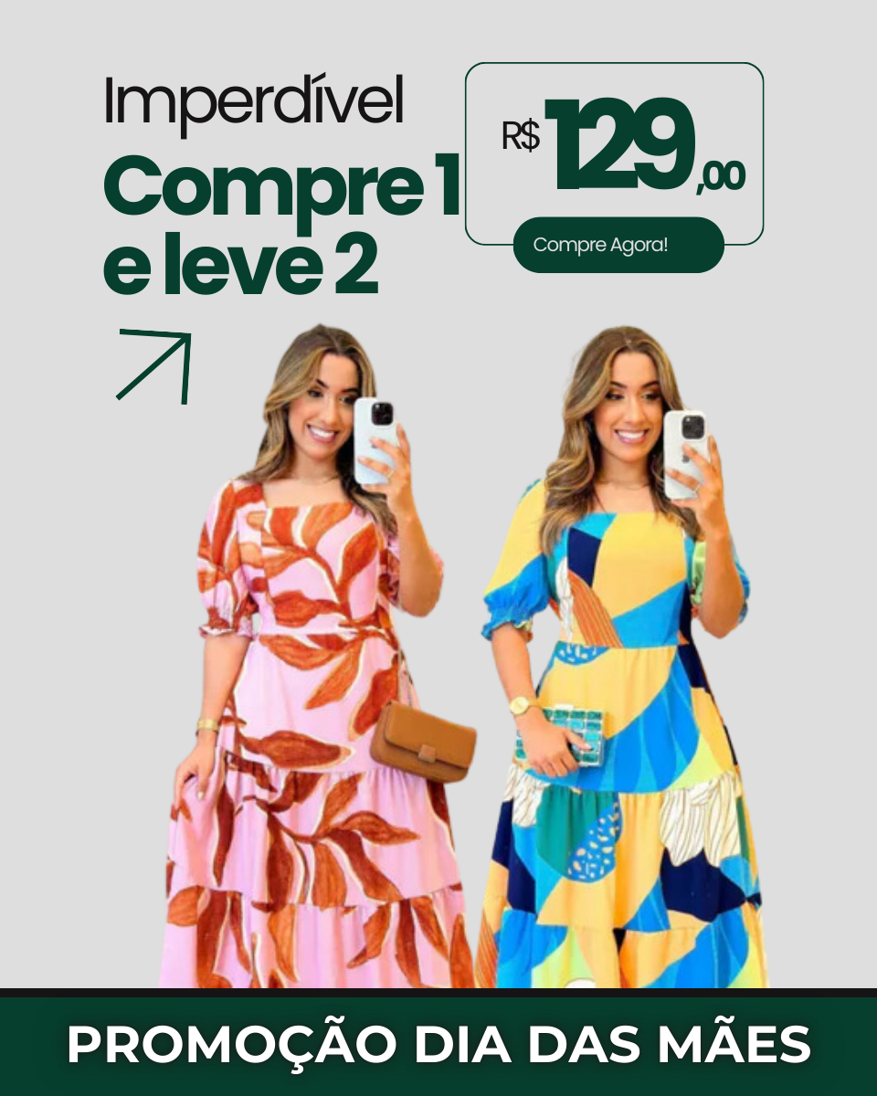 COMPRE 1 LEVE 2 - Vestido Amanda