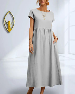 Vestido-Soltinho-Longo-Feminino-Elizabeth