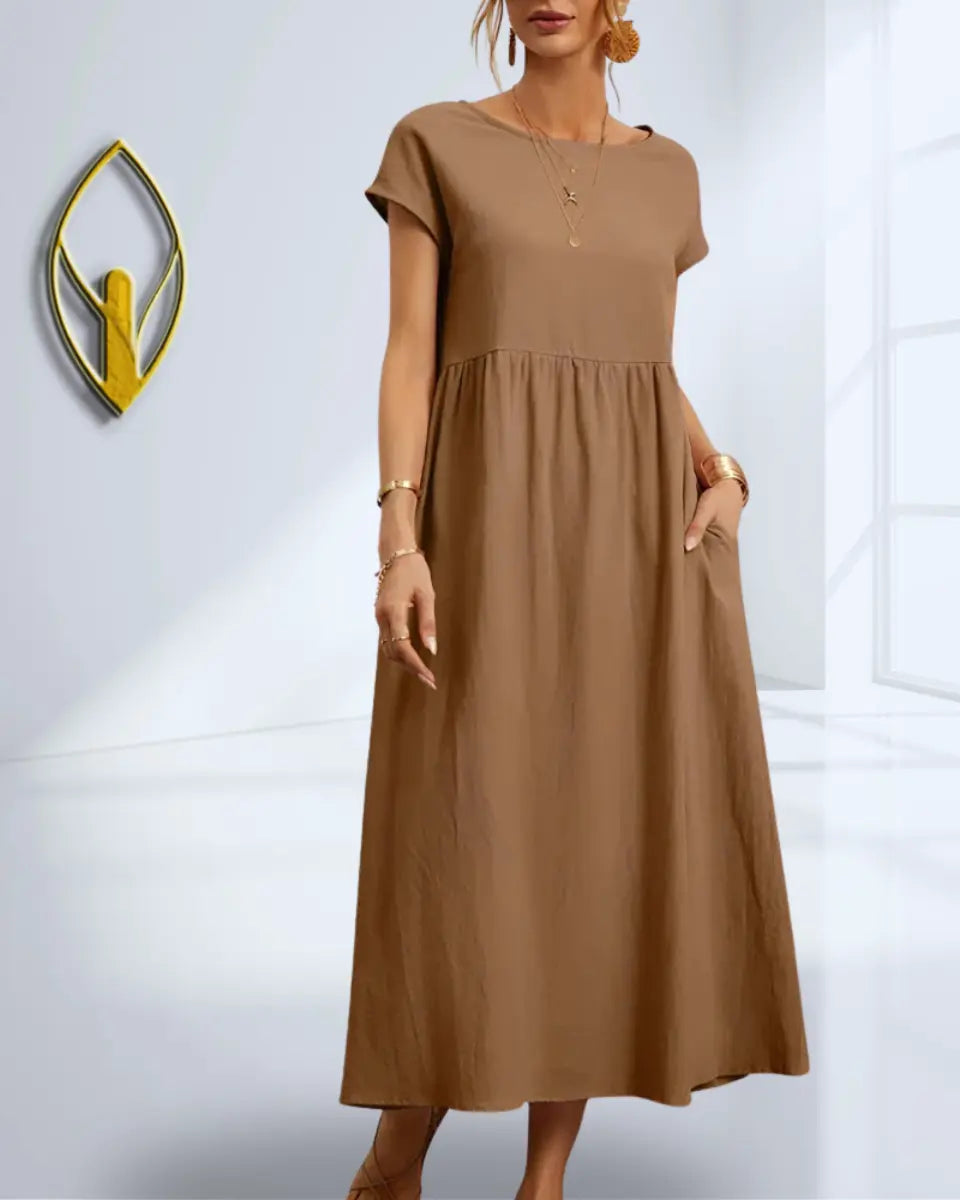 Vestido-Soltinho-Longo-Feminino-Elizabeth